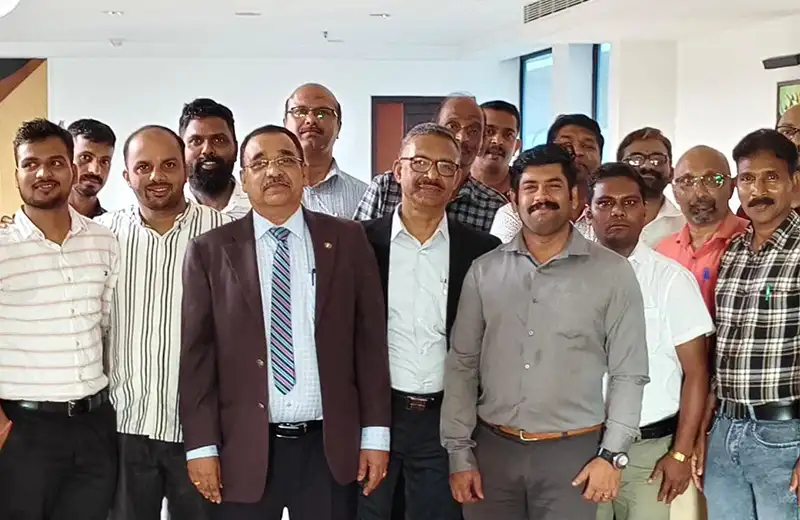 Chairman and Past Chairman with Officers of various Organisations